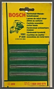 1609200979 hoja cortadora reversible de repuesto Bosch se adapta al paquete de 4 cepilladoras 1591 - Imagen 1 de 6