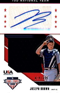 2019 Panini Stars Stripes USA Baseball Silhouettes Jersey Autos Pick From List