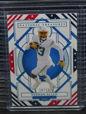 2020 National Treasures Keenan Allen Stars & Stripes #10/11 Chargers V593