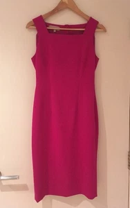 Hobbs Keara Fuscia Pink Dress Size 8 - Picture 1 of 3