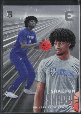 2022 Panini Chronicles Draft Picks #17 Shaedon Sharpe Essentials Rookie Kentucky - Image 1 of 2