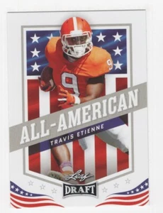 2021 LEAF DRAFT FOOTBALL ALL-AMERICAN TRAVIS ETIENNE #44 - Picture 1 of 1