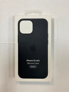 Apple Silicone Case w/ Magsafe iPhone 13 Mini - Midnight Black - Photo 1 sur 2