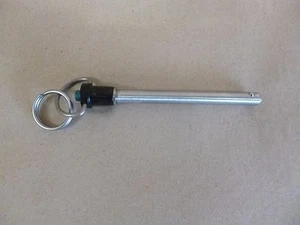 5/16" X 3-1/2" GRIP 17-4 STAINLESS AVIBANK BALL LOCK QUICK RELEASE PIN (R HDL) - Picture 1 of 3