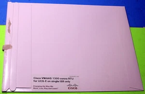 Système Cisco VWAAS-RTU-1300 VWAAS 1300 conns RTU pour UCS-E sur un seul ISR uniquement - Photo 1/1