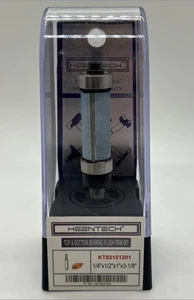 KEENTECH Punta Router 1/4" X 1/2" X 3-1/8" Cuscinetto superiore e inferiore a filo KT02151201 - Foto 1 di 4