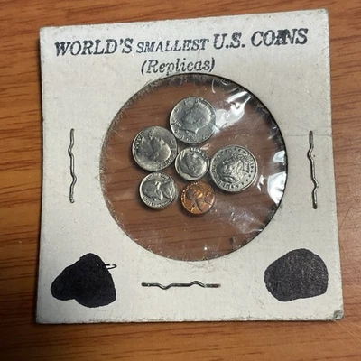 World's Smallest US Coins Replicas 1980/79 Miniature Collector Set, Dollhouse - Image 1 of 4
