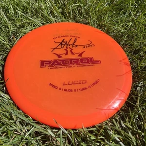 Dynamic Discs Patrol Understable Midrange 5/5/-3/1 Signed By Sarah Hokom 176 G - Picture 1 of 24