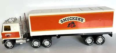 Remolque de colección Nylint acero prensado Smucker's GMC camión de 18 ruedas semi Foto 1 de 4