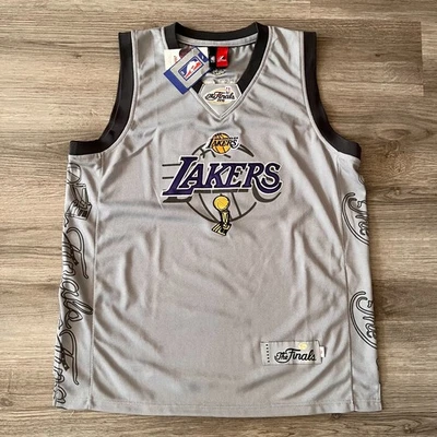 Camiseta Kobe Bryant 24 Lakers NBA Finals cinza 2009–10 limitada nova com etiquetas masculina grande - Imagem 1 de 4