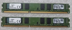 Kingston DDR3 16GB 2x8GB RAM Memory PC3-12800U 1600Mhz Desktop Pc 240pin 1.5v - Picture 1 of 1
