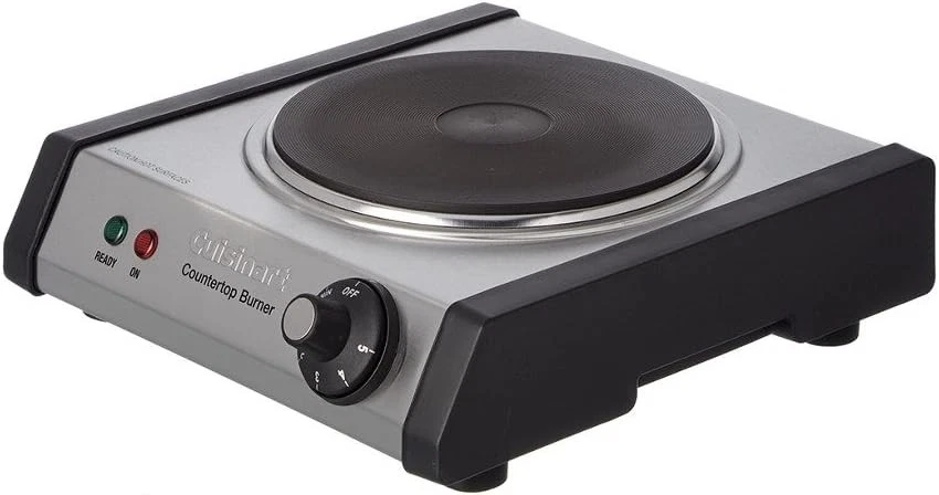Quemador individual de hierro fundido Cuisinart CB-30P1, acero inoxidable Foto 1 de 1