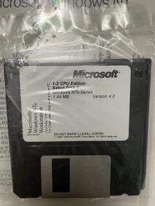 Microsoft Windows NT 4.0 Server Setup Boot Disk Set Vintage, Sealed, 3-Disk - Picture 1 of 5