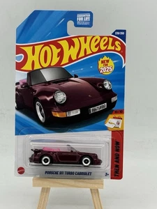 2025 Hot Wheels Porsche 911 Turbo Cabriolet-N CASE - Picture 1 of 5