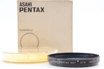 [ MINT in Box ] Asahi Pentax 6x7 67mm Mor. & Eve. Camera Lens Filter From JAPAN - Image 1 of 4