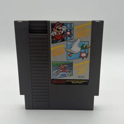 Sistema de entretenimiento Super Mario Bros/Duck Hunt/World Class Track Meet Nintendo Foto 1 de 2