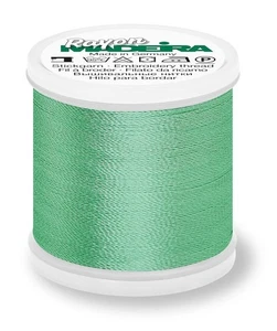 Madeira Rayon 40 machine embroidery thread 1000m spool 1247 peacock green - Picture 1 of 1