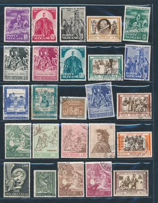 D465430 Vatican City Nice selection of VFU Used stamps - image 1 of 2