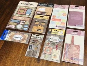 Travel Scrapbooking Lot Stickers Tags Die Cuts Sticko Paper Bliss Jolees MORE - Picture 1 of 6