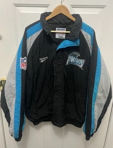 Reebok Carolina Panthers Puffer Jacket - XL - Picture 1 of 10