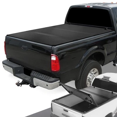 For 1999-2016 Ford F250 F350 F450 Super Duty 8Ft Bed Hard Tri-Fold Tonneau Cover - Image 1 of 4