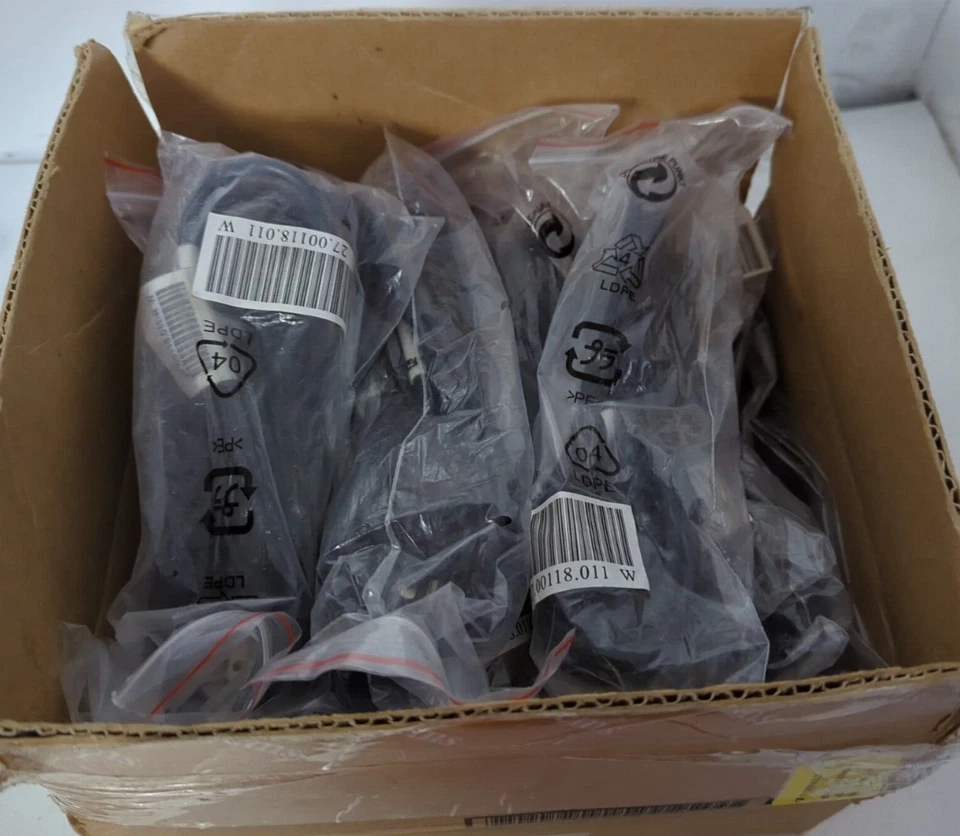 LOT OF 18  I-SHENG IS-14  10A-125V 1250W E55943-CABLES BLACK - Image 1 of 4