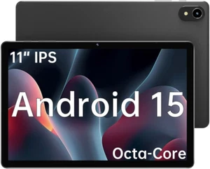 11" Tablet, 2025 Android 15 with Octa-Core Processor, 8GB+128GB, 1TB Expansion - Picture 1 of 12