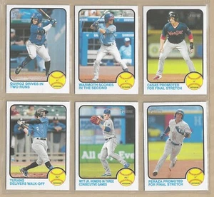 2022 Topps Heritage Minors PLAYOFFS FINAL STRETCH (PFS) Juego Completo de 10 *G* - Imagen 1 de 2
