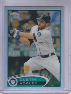 2012 Topps Chrome Refractors #107 Dustin Ackley Card - Image 1 of 2