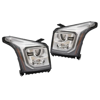 For 2015-2020 GMC Yukon XL Left+Right HID Xenon Headlight Headlamp Headlights Foto 1 de 4