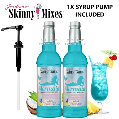 PACK 2 + BOMBA SIRENA TROPICAL CÍTRUS Jordans Jarabe Flaco SIN AZÚCAR KETO Foto 1 de 4
