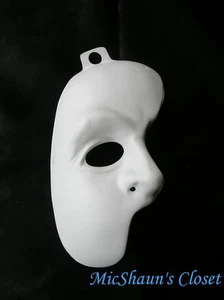 NUEVO PHANTOM OF THE OPERA 1/2 MÁSCARA PVC Licencia Mardi Gras Mascarada Fiesta - Imagen 1 de 1