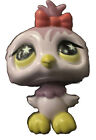 Littlest Pet Shop  # 841 Purple Owl Bird Hasbro & Year 2007