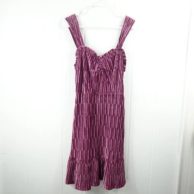 Vestido justo Betsey Johnson feminino veludo comprimento do joelho grande - Imagem 1 de 4