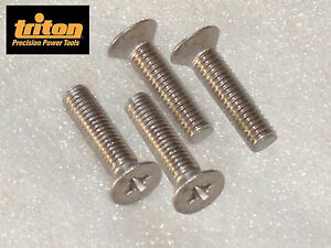 Triton MOF, TRA01/B, JOF001 Router Table Mounting Plate PH S/Steel Screws 30mm