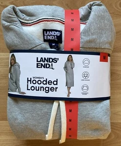 Lands' End Sdraio Donna con Cappuccio M Grigio - Foto 1 di 5