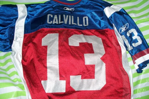 REEBOK MONTREAL ALOUETTES CFL FOOTBALL JERSEY CALVILLO MENS LARGE CFL Cover