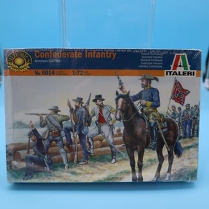 Italeri Models 1/72 CONFEDERATE INFANTRY American Civil War Figure Set NIB - Imagen 1 de 2