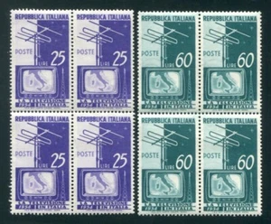 1954 Republik Fernsehen 2 Werte Block 4 postfrisch spl ** postfrisch  - Bild 1 von 1