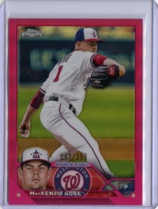 2023 Topps Chrome Magenta Refractors #216 MacKenzie Gore Serial #063/399 - Picture 1 of 1