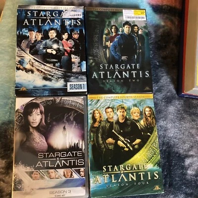 Stargate: Atlantis - Complete Seasons 1-4 DVD Sets = 20 DVDs GUC - Image 1 of 4