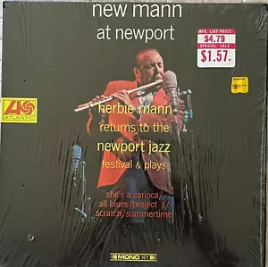 Herbie Mann-At Newport-Rare Original Jazz LP-Mono-Willie Bobo-VG+-HEAR - Foto 1 di 4