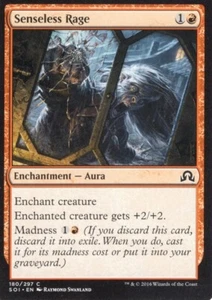 SENSELESS RAGE 180/297 SCHATTEN ÜBER INNISTRAD MTG MAGIC MP - Bild 1 von 1