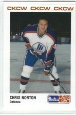 1990-91 Moncton Hawks (AHL) Chris Norton