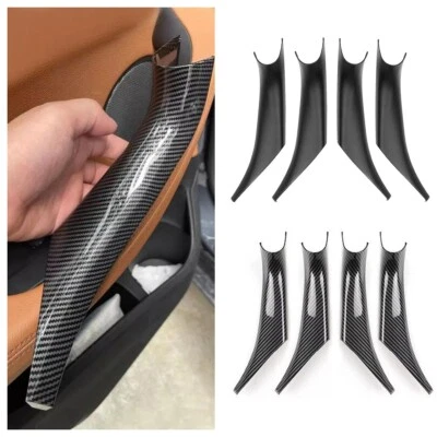 2/4PCS Interior Door Pull Handle Trim Cover Kit For 2018-2024 BMW X3 X4 G01 G02  - Image 1 of 4