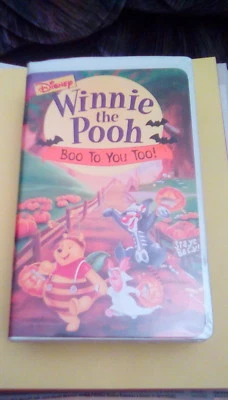 Winnie The Pooh - Boo To You Too! RARE Disney VHS Halloween Tigger Eeyore Piglet - Image 1 of 2
