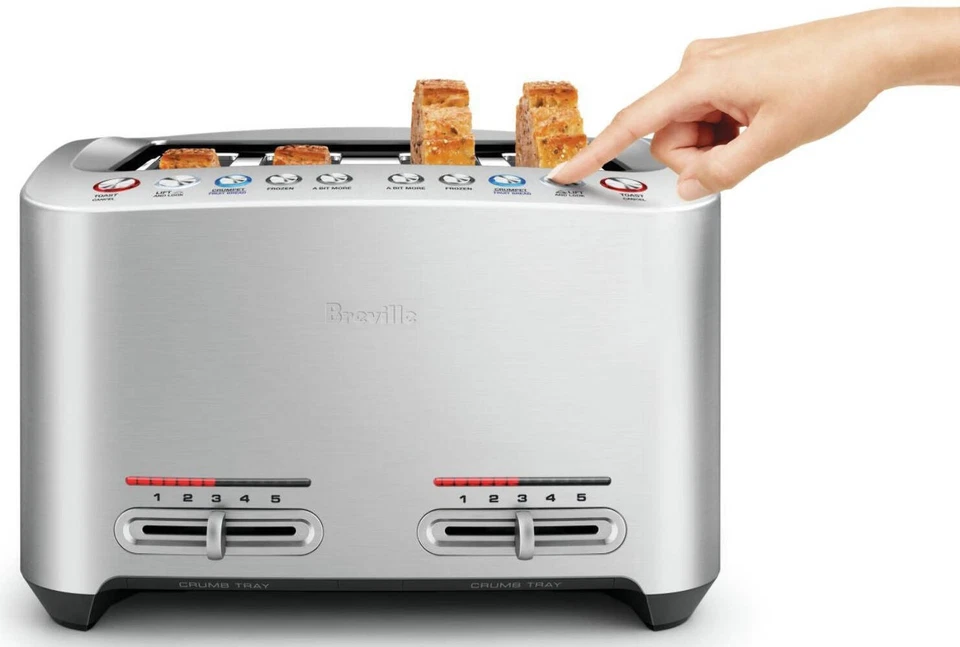 Breville - The Smart 4 Slice Toaster - Brushed Stainless Steel - image 1 of 1