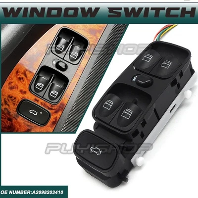 Interruptor regulador ventana maestro para Mercedes-Benz CLK350 CLK55 CLK500 CLK63 AMG Foto 1 de 4