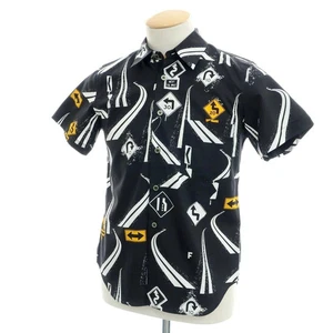 Gebraucht Schwarz Comme Des Garcons Baumwolle Reguläre Kragen Kurz Hemd X Weiß - Bild 1 von 6