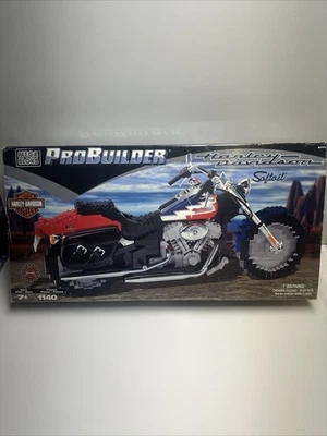 Vintage Mega Bloks Harley Davidson Probuilder Softail Motorcycle 9771 - Image 1 of 4